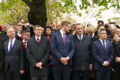 W Warszawie odsłonieto pomnik Wojciecha Korfantego /fot. A.Kucharzewska/