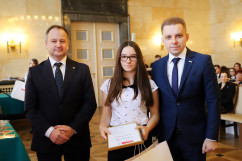 Galeria zdjęć z finału konkursu „Pocztówka na sto lat – moja Niepodległa” oraz wernisażu prac /fot. Anna Karendał/
