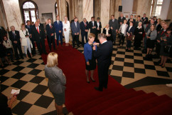 Zdjęcia z uroczystości wręczenia odznaczeń państwowych w ŚUW /fot. B. Półrolnik/