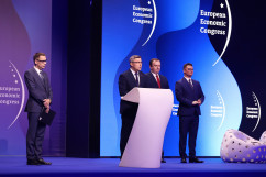 Zdjęcia z pierwszego dnia Europejskiego Kongresu Gospodarczego z udziałem wojewody śląskiego /fot. Anna Karendał/