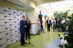 Otwarcie Centrum Radiochirurgii Nowotworów w Zakładzie Radioterapii gliwickiego Centrum Onkologii.