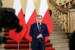 Briefing prasowy Wojewody Śląskiego dotyczący tarczy antykryzysowej /fot. A. Księżnik/