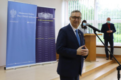 Wiceminister rodziny Stanisław Szwed z wizytą w Śląskiem /fot. A. Księżnik/
