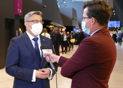 Inauguracja Europejskiego Kongresu Gospodarczego - indywidualna wypowiedź Wojewody Śląskiego dla mediów /fot. A. Księżnik/