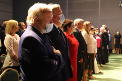 Jubileusz 10-lecia Muzeum Monet i Medali Jana Pawła II - uczestnicy wydarzenia - widownia /fot. A. Księżnik/