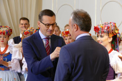 Wizyta premiera Mateusza Morawieckiego w siedzibie zespołu 
