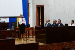 Spotkanie z dyrektorami szpitali ws. wsparcia dla placówek służby zdrowia /fot. B. Półrolnik/