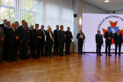 Fotorelacja z uroczystości w Centralnej Stacji Ratownictwa Górniczego w Bytomiu z udziałem Premiera Mateusza Morawieckiego/fot. I. Matuszewska