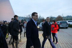 Wizyta premiera Mateusza Morawieckiego w Pilchowicach /fot. A. Kucharzewska/