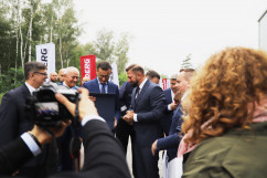 Uroczystość otwarcia nowej linii produkcyjnej w Nitroerg /fot. A. Księżnik/