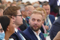 Zbliżenie na widownię, podczas Europejskiego Forum Przyszłości/ fot. A. Kucharzewska/