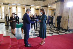 Wręczenie odznaczeń państwowym pracownikom służby zdrowia /fot. A. Księżnik/