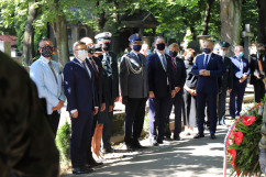 Uroczystości z okazji 81. rocznicy śmierci Wojciecha Korfantego /fot. A. Księżnik/