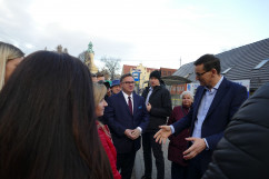 Wizyta premiera Mateusza Morawieckiego w Pilchowicach /fot. A. Kucharzewska/