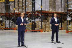 Wizyta premiera Mateusza Morawieckiego w firmie ZARYS w Zabrzu /fot. A. Księżnik/