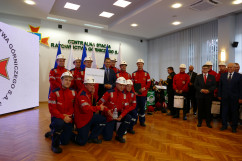 Fotorelacja z uroczystości w Centralnej Stacji Ratownictwa Górniczego w Bytomiu z udziałem Premiera Mateusza Morawieckiego/fot. I. Matuszewska