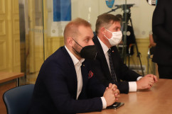 Podpisanie umów w ramach RFRD w Starostwie Powiatowym w Gliwicach /fot. A. Księżnik/