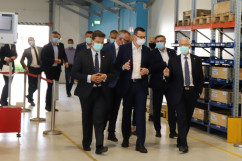 Wizyta premiera Mateusza Morawieckiego w firmie AIUT w Gliwicach /fot. A. Księżnik/