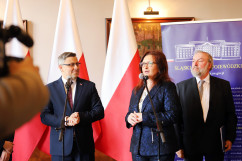 Zdjęcia z briefingu prasowego i konferencji pn.„Koalicja na rzecz osób niepełnosprawnych. Współpraca z organizacjami pozarządowymi” /fot. Anna Karendał/
