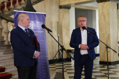 Briefing prasowy dot. wsparcia osób niepełnosprawnych w czasie pandemii /fot. A. Księżnik/