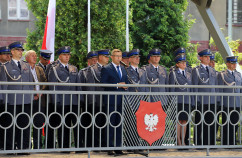 Galeria zdjęć z uroczystości ślubowania nowo przyjętych policjantów w Katowicach /fot. A. Karendał/