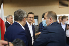 Wizyta premiera Mateusza Morawieckiego w Bytomiu /fot. A. Księżnik/