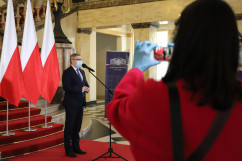 Briefing prasowy Wojewody Śląskiego /fot. A. Księżnik/