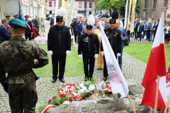 Zdjęcia z uroczystości w związku z 39. rocznicą strajku w tarnogórskim FAZOSie /fot. A. Karendał/