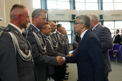 Galeria zdjęć z obchodów Święta Policji w Komendzie Wojewódzkiej Policji w Katowicach /fot. A. Kucharzewska/