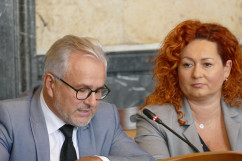 Fotogaleria składająca się z kilku zdjęć z posiedzenia plenarnego Wojewódzkiej Rady Dialogu Społecznego/fot. A. Kucharzewska