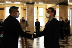 Wręczenie odznaczeń państwowym pracownikom służby zdrowia /fot. A. Księżnik/