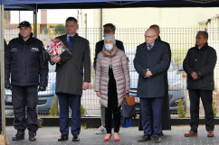 Otwarcie Posterunku Policji w Kroczycach - uczestnicy wydarzenia/fot. B. Półrolnik/