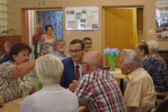 Zdjęcia z wizyty premiera Matusza Morawieckiego w Rudzie Śląskiej i Katowicach /fot. A. Kucharzewska, A. Karednał/