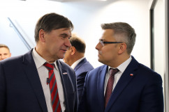 Wizyta premiera Mateusza Morawieckiego w Centrum Symulacji Medycznej w Zabrzu /fot. A. Księżnik/