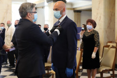 Odznaczenia państwowe dla samorządowców /fot. A. Księżnik/