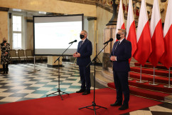 Konferencja prasowa dot. kolejnego okresu zasiłkowego programu 500+ /fot. A. Księżnik/
