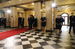 Wręczenie odznaczeń państwowym pracownikom służby zdrowia /fot. A. Księżnik/