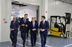 Premier Mateusz Morawiecki z wizytą w firmie Marco w Gliwicach /fot. I. Matuszewska/