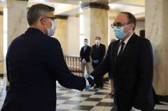 Wręczenie odznaczeń państwowym pracownikom służby zdrowia /fot. A. Księżnik/