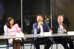Polsko-Ukraińskie Forum Pracy - wypowiedź uczestnika wydarzenia fot. A. Księżnik