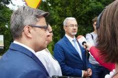 Galeria zdjęć ze spotkania z ministrem Jerzym Kwiecińskim w Orzeszu /fot. M. Makowiecki/