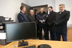 Otwarcie posterunku policji w Świerklanach /fot. A. Kucharzewska/