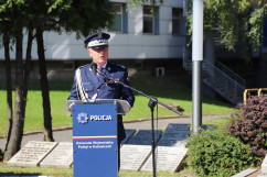 Przemawia komendant główny Policji/fot. I. Matuszewska