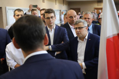 Wizyta premiera Mateusza Morawieckiego w Bytomiu /fot. A. Księżnik/