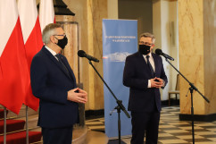 Konferencja prasowa dot. kolejnego okresu zasiłkowego programu 500+ /fot. A. Księżnik/