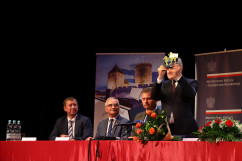 Galeria zdjęć z uroczystości podpisania umowy o współprowadzenie Teatru Dzieci Zagłębia oraz wizyty wicepremiera Glińskiego w ŚUW /fot. A. Karendał/