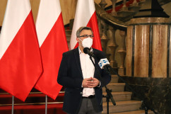 Briefing dot. aktualnej sytuacji epidemiologicznej /fot.  A. Księżnik/
