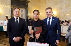 Galeria zdjęć z finału konkursu „Pocztówka na sto lat – moja Niepodległa” oraz wernisażu prac /fot. Anna Karendał/