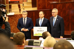 Konferencja podsumowująca realizację rządowych programów społecznych /fot. A. Księżnik/