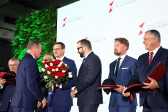 Fotogaleria składająca się ze zdjęć z uroczystego podsumowania przez Premiera Mateusza Morawieckiego dwóch lat realizacji Programu dla Śląska/fot. I. Matuszewska